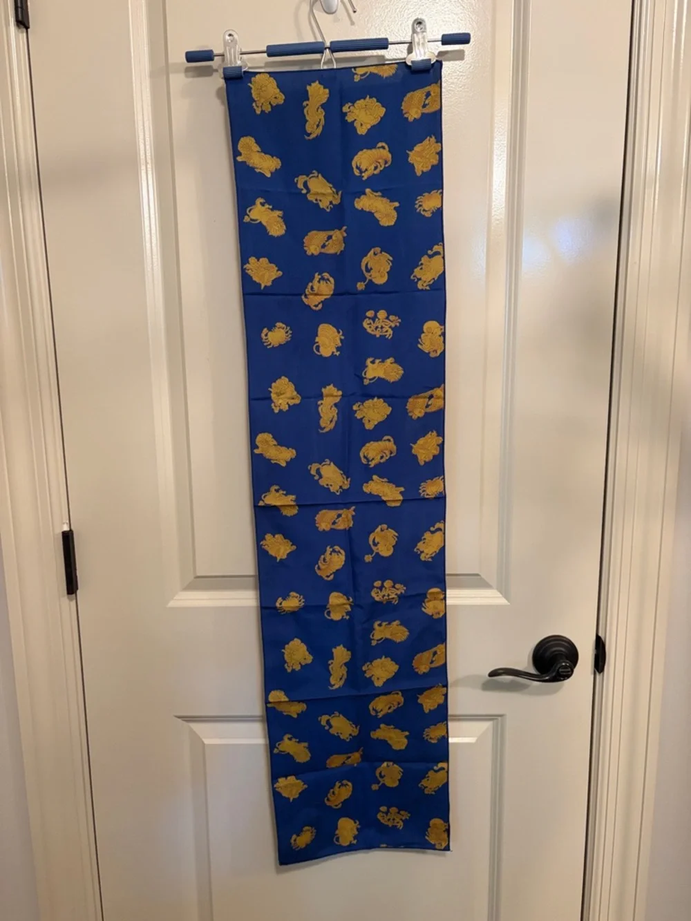 Vintage mid Century Ray Strauss Zodiac Astrological Silk Scarf